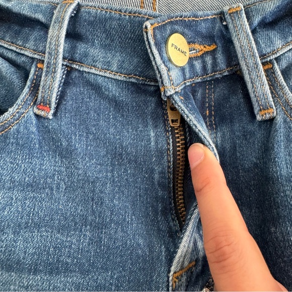 Frame Denim Le Nik Straight-Leg in Moma Size 25 - Picture 12 of 13